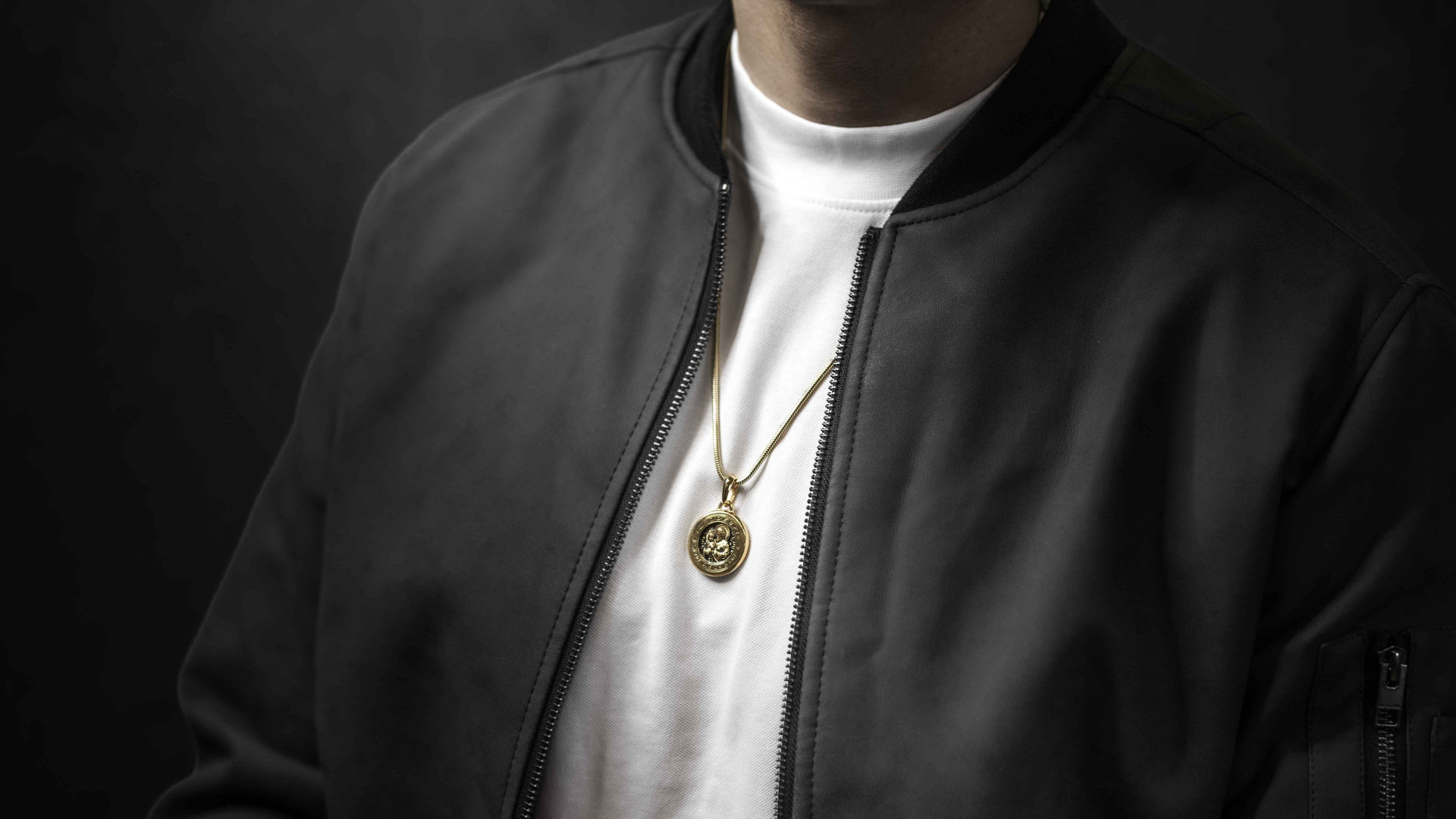 Złoty Medalik ze Św. Józefem  I ENIGMA Jubiler