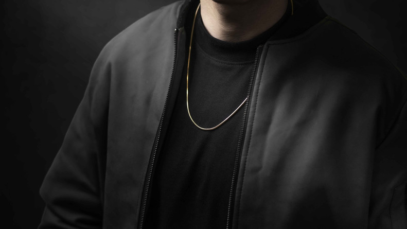 Łańcuszek Męski Pozłacany Linka "Octagon" Ag 925 I ENIGMA Jubiler