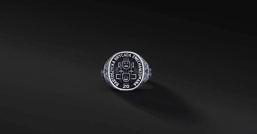Pierścień 20 Bartoszyckiej Brygady Zmechanizowanej | Enigma Jubiler