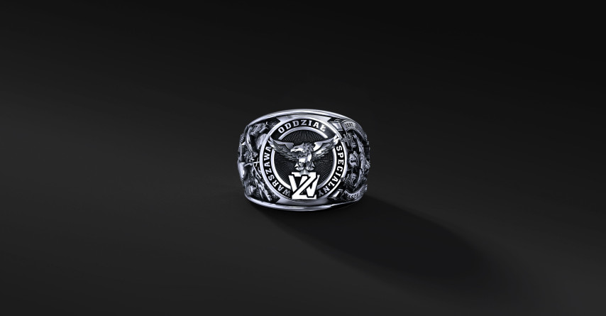 Pierścień Oddziału Specjalnego Żandarmerii Wojskowej | Enigma Jubiler Pierścień Oddziału Specjalnego Żandarmerii Wojskowej | Enigma Jubiler