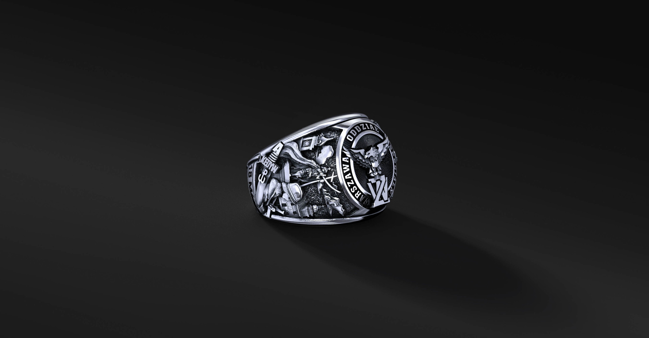 Pierścień Oddziału Specjalnego Żandarmerii Wojskowej | Enigma Jubiler Pierścień Oddziału Specjalnego Żandarmerii Wojskowej | Enigma Jubiler