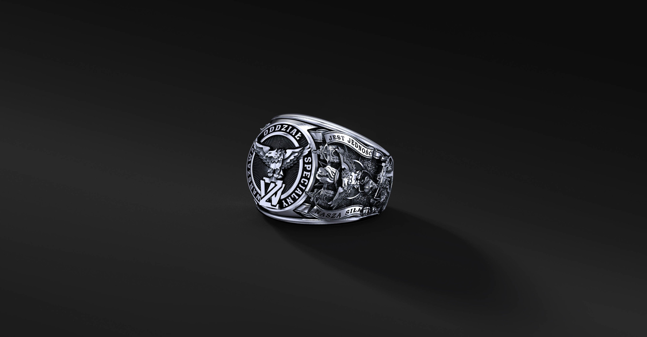 Pierścień Oddziału Specjalnego Żandarmerii Wojskowej | Enigma Jubiler Pierścień Oddziału Specjalnego Żandarmerii Wojskowej | Enigma Jubiler
