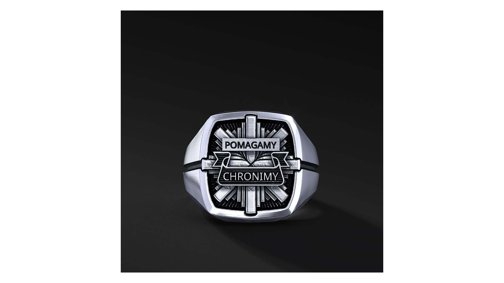 Sygnet HTL Policja "Square Ring Odznaka" | Enigma Jubiler