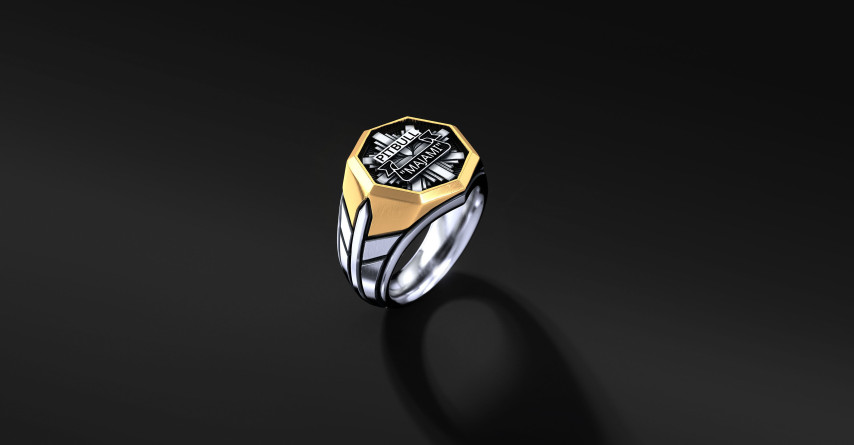 Sygnet HTL Policja "Octagon Armor" | Enigma Jubiler