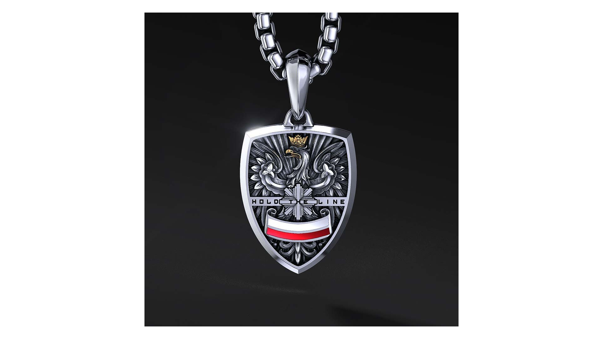 Zawieszka HTL Policja "Shield" (duża) | Enigma Jubiler