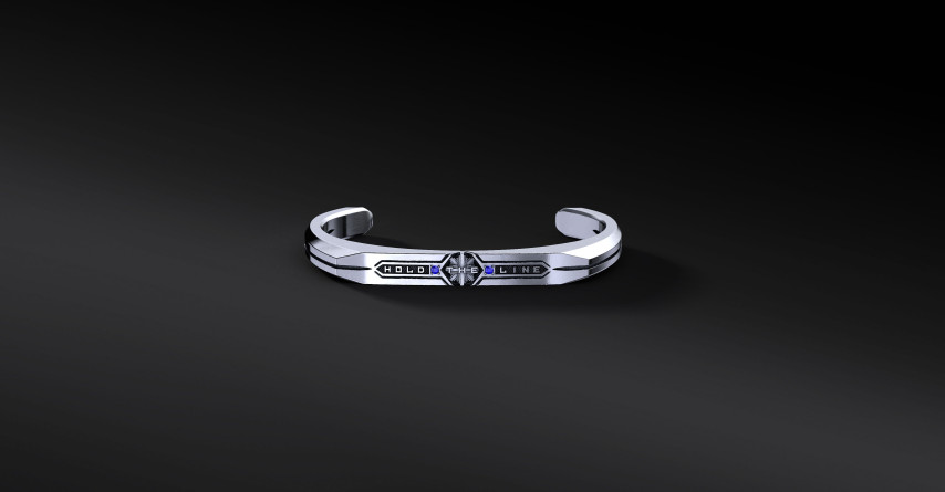 Bransoletka HTL Policja "Cuff" | Enigma Jubiler