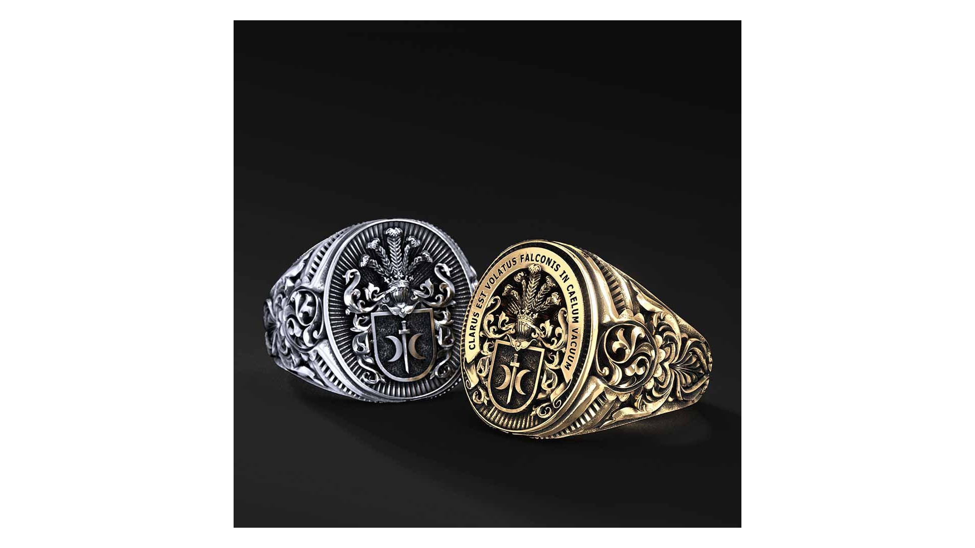 Sygnet Rodowy z Herbem na zamówienie | Enigma Jubiler