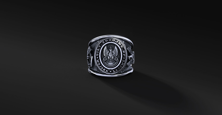 Pierścień Centrum Szkolenia Wojsk Inżynieryjnych i Chemicznych | Enigma Jubiler