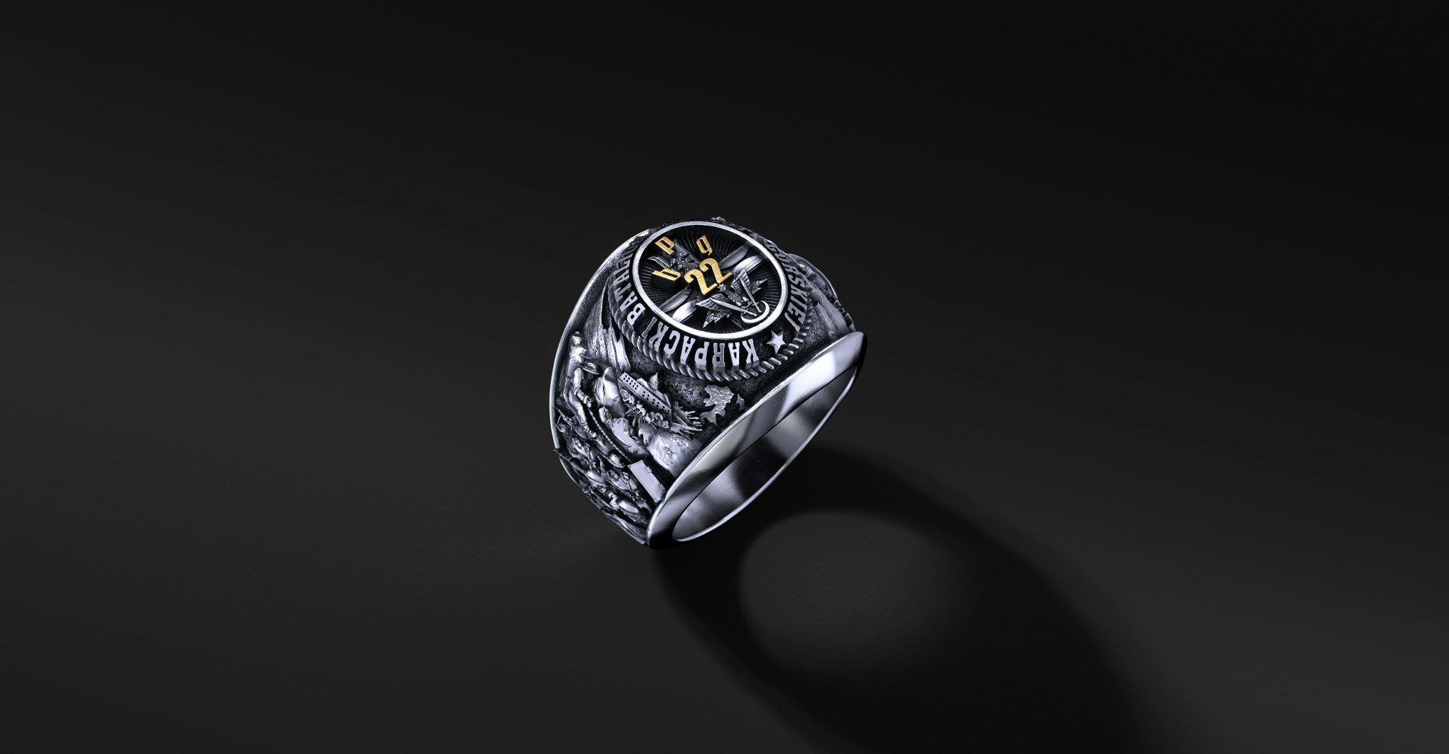 Pierścień 22 Karpackiego Batalionu Strzelców Podhalańskich Pierścień 22 Karpackiego Batalionu Strzelców Podhalańskich